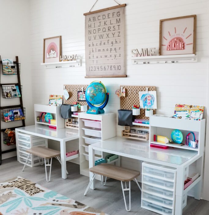 Homeschool Desk Ideas